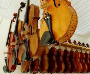 Geigen und Bratschen